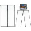 KIK KX6127 Moskytiéra do dverí s magnetmi 160 x 230cm čierna