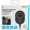 DELTACO QI-1038 Bezdrôtová QI nabíjačka do auta