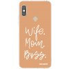 Picasee silikonový průhledný obal pro Xiaomi Redmi Note 5 Global - Boss Mama