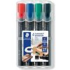Permanentný popisovač, sada, zrezaný hrot, STAEDTLER 