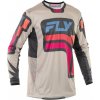 Dres LITE VICE, FLY RACING - USA 2025 (šedá/růžová, vel. 2XL)