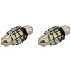 COMPASS Žiarovka 3 LED SMD 12 V suf.11X32 SV8.5 NEW-CAN-BUS biela 2 ks 8591686338263
