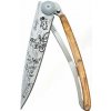 Vreckový nôž Deejo 1CBTDF001 Tattoo 37g olive wood Tour de France Bunch uni