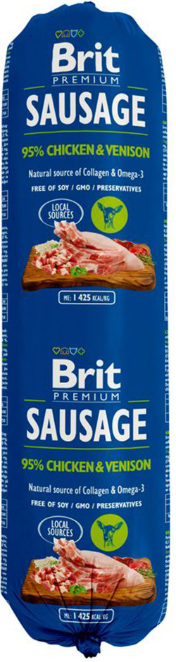 Brit Sausage kuracie a divina 24 x 0,8 kg