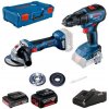 Bosch GWS 180 + GSR 18V + 2x GBA + GAL + XL-boxx Sada aku náradia 0615990M47