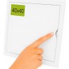 airRoxy Plastová revizní dvierka bílá PRDb 400x400 mm