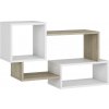 NABBI Tripaso 5 polica dub sonoma / biela 32818 87 cm x 25 cm x 54.3 cm