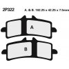 NISSI BRAKE PADS 2P-322ST SINTER METAL