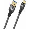 Oehlbach USB kábel USB 3.2 Gen1 USB-C ® zástrčka, USB-A zástrčka 2 m antracitová pozlátené kontakty D1C9373; D1C9373