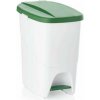 Odpadkový kôš s pedálom zelené veko 25 l 100027472