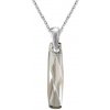 For You Prívesok Swarovski elements hranolček sivý SILVER SHADE 1592