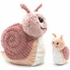 Ptipotos Plyšový slimák Speedou ružový (mama s bábätkom) 25 cm