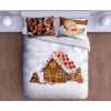 Gipetex Natural Dream 3D talianská obliečka bavlna Pan di Zenzero-Perníková chalúpka 140x200 70x90