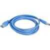 USB 3.0 kábel zástrčka A - zásuvka A, 1,8m.