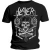 Slayer tričko Skull & Bones Revised Čierna XL