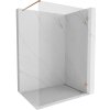 Mexen Lunar sprchová stena pravá 120 x 200 cm, 8mm číre sklo, medená matná, 830-120-000-65-00-P