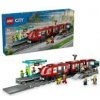 LEGO City 60423 Električka a zastávka v centre mesta