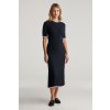 Gant Knitted Viscose Skirt Evening Blue