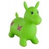 Teddies skákací kôň gumový skákací kôň zelený 49x43x28cm vo vrecku