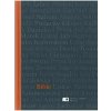 Bible ČEP s DT, malý formát , pevná vazba, šedo-oranžová