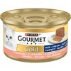 Gourmet Gold cat konz.-paštéta s lososom 85 g
