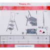 Krause Toppy XL Folding Step silver