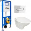 Závesný WC set Jika Nila do ľahkých stien / predstenový KMPLJIKASCR