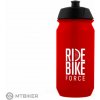 FORCE Ride Bike fľaša, 0.5 l, červená/biela