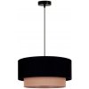 Duolla Duolla - Luster na lanku BOHO 1xE27/15W/230V pr. 45 cm čierna/hnedá DU89828 + záruka 3 roky zadarmo + záruka 3 roky zadarmo