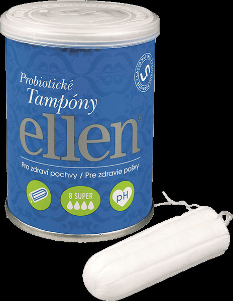 Ellen Probiotické tampóny Super 8 ks od 9,7 € - Heureka.sk