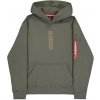 Pánska mikina Alpha Puff Print od Alpha Industries – zelená