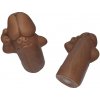 Diablo picante wpenis shaped whistle in brown color