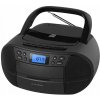 Maginon CB-1 Bombox FM rádio CD/MP3 kazetový magnetofón USB čierny