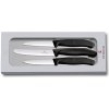 Victorinox Swiss Classic Súprava nožov 3-dielna čierna