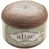 Alize příze Bella Ombre batik 7410 odstíny starorůžově hnědé