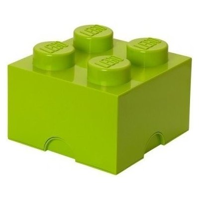 LEGO® Úložný box 4 25 x 25 x 18 cm limetkovo zelená