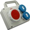 CB Elektro Rozvodnica 16A/400V/5P+2x250V vývodka TVM-16 držiak IP67 - ROSPG 1631 D (SEZ DK)