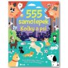 555 samolepiek Mačky a psy