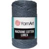 Špagát Macrame Cotton Lurex Sivá 730