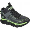 Detská zimná obuv Skechers, TECH-GRIP-HIGH-SURGE čierna,svetlo zelená 30