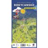 Ručně malovaná cyklomapa Rokycansko