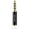 Vention 3,5 mm Jack Male to 2,5 mm Female Audio Adapter Black Metal Type BFBB0