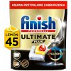 Finish Finish Ultimate Plus kapsuly do umývačky riadu citrónové 45 kusov