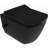 Deante Blur umývacia toaleta závesná bez splachovacieho kruhu čierna CDZNWPW