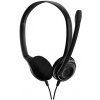 Sennheiser PC 8 USB Sluchátka s mikrofonem Kabel Přes hlavu Kancelář / call centrum USB Typ-A Černá 1000432
