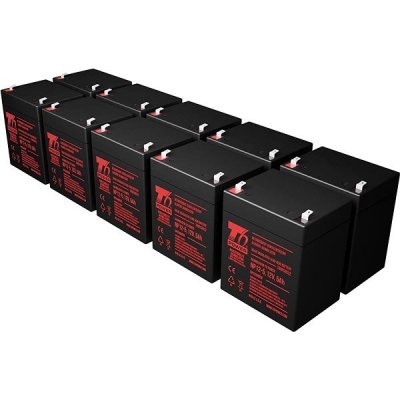 Batéria pre záložné zdroje Sada batérií T6 Power pre APC Smart-UPS SMX2200RMHV2U, VRLA, 12 V (T6APC0005_V86413)