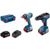 BOSCH GDX 180-LI + GSR 18V-50 - Akumulátorový rázový utahovač + Akumulátorový skrutkovač - 06019G5227
