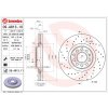 BREMBO Brzdový kotúč 09.A813.11