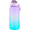 Foxter 2545 Fľaša na vodu s denným pitným režimom 2000 ml fialovomodrá