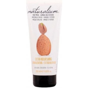 Naturalium vlasová maska ​​s výťažkom z mandlí a pistácií (Extra Nourishing Hair Mask Almond & Pistachio) 200 ml